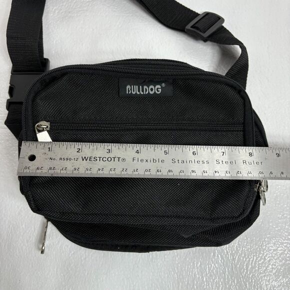 Bulldog Cases Black Medium Fanny Pack Holster Model BD-860 Ambidextrous Nylon - Picture 6 of 11